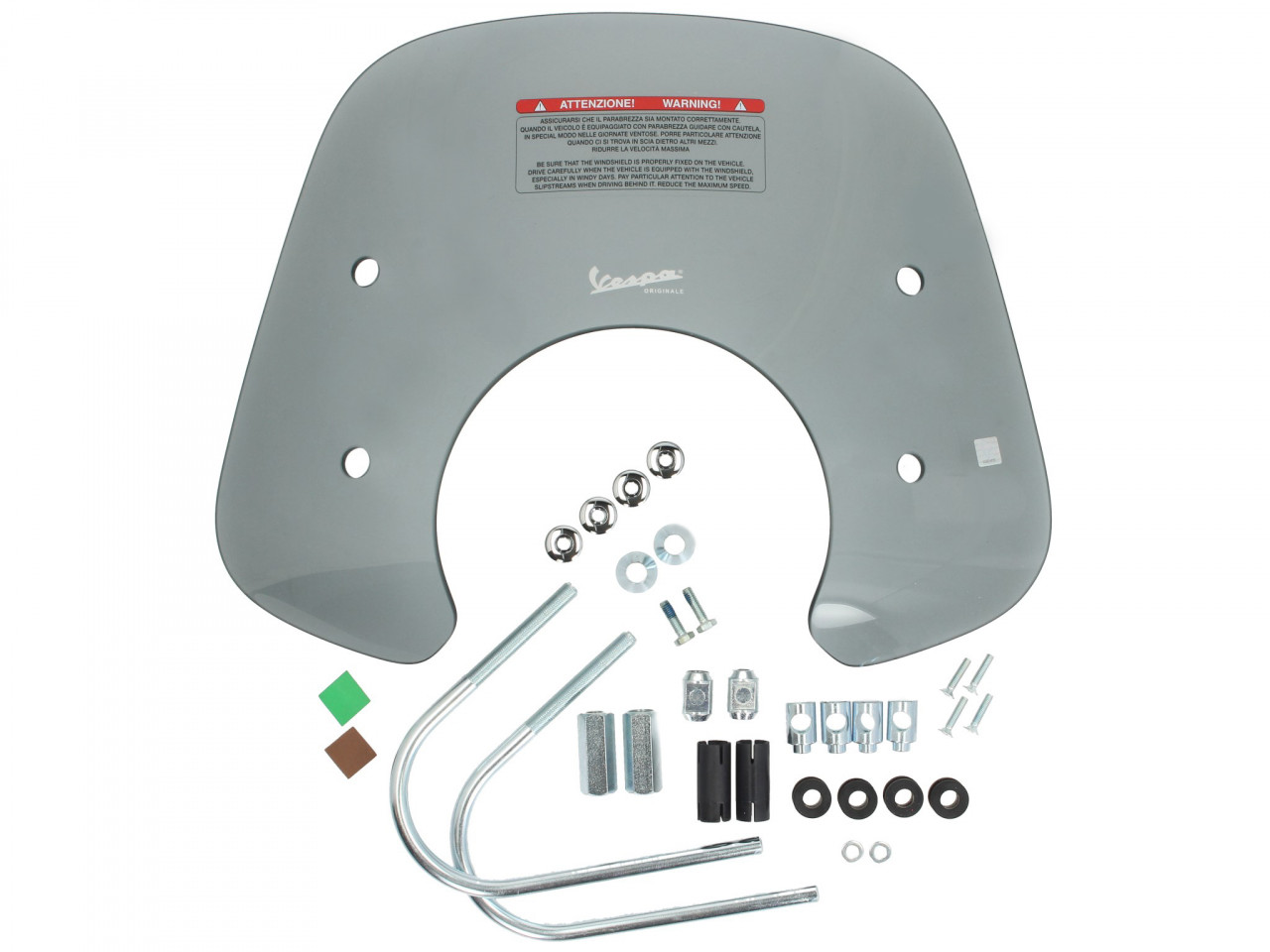 Parabrezza sportivo "Cruiser" colorato Vespa GTS / Super (HPE & SuperTech) originale Vespa
