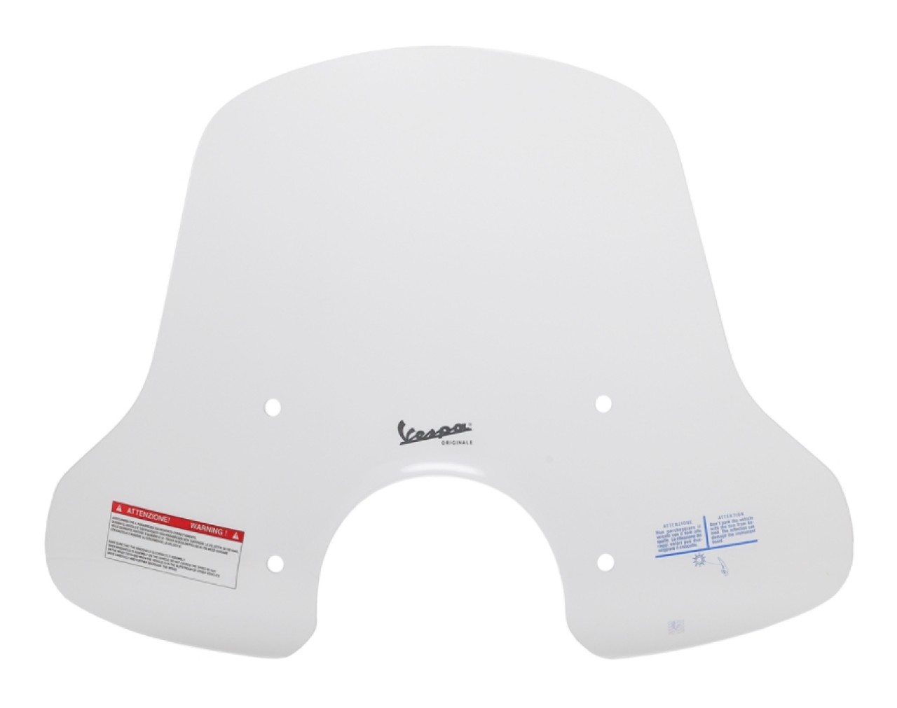 Parabrezza medio con staffa Vespa GTS / Super (HPE & SuperTech) originale Vespa