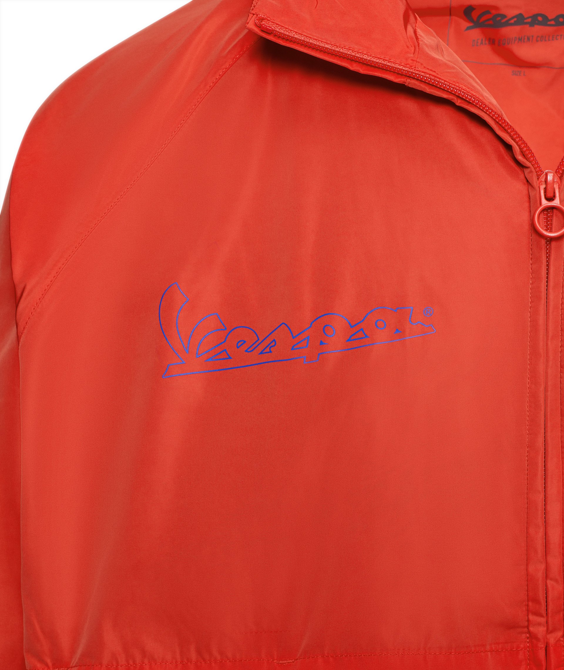 Giacca antivento Vespa arancione «Flame», collezione DEC