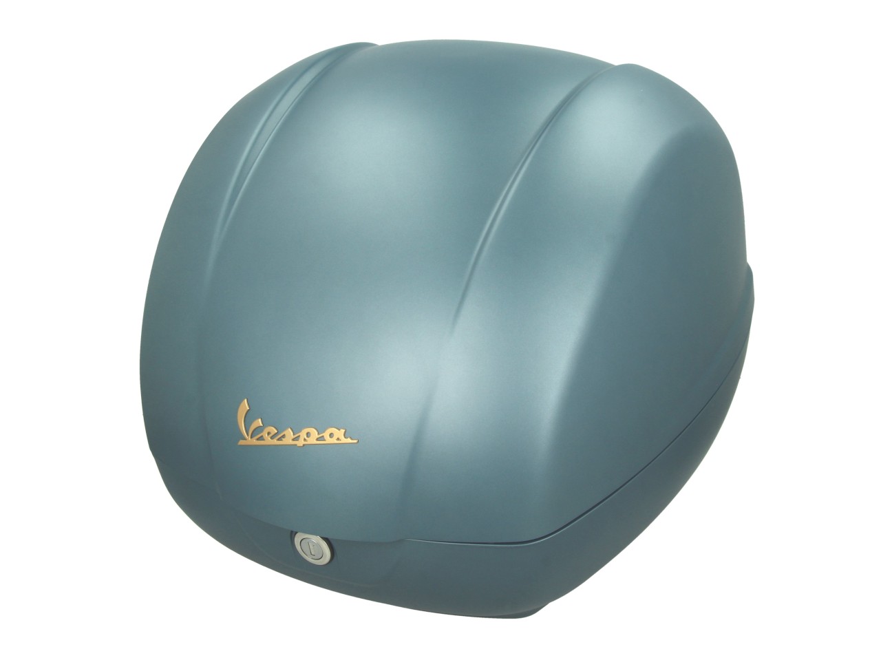 Baule posteriore Vespa da 36 litri blu senza imbottitura posteriore Blue Officina 8 (D31)