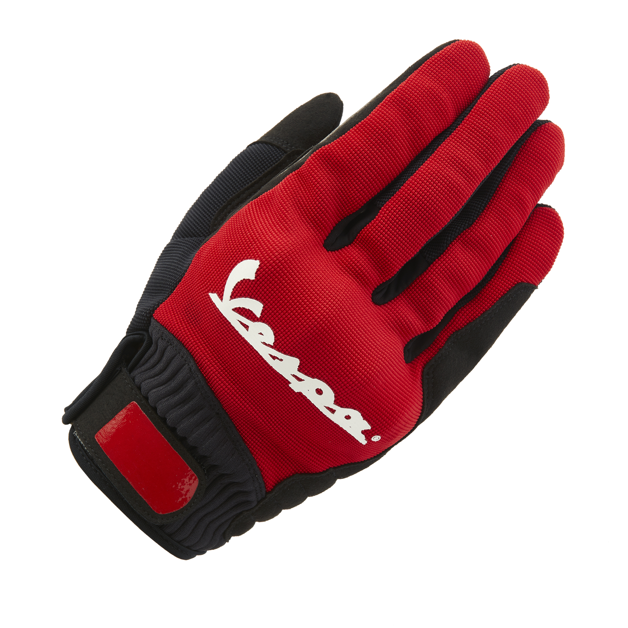 Guanti Vespa Colore Tessile rosso