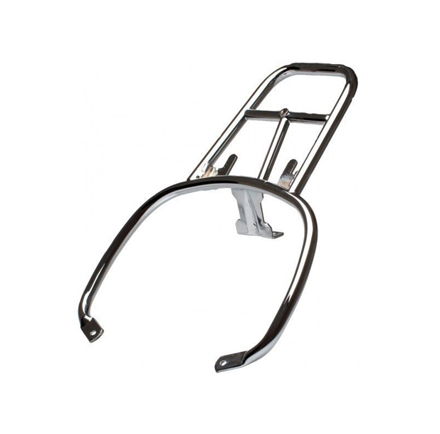 Portapacchi posteriore cromato per Vespa Primavera / Sprint / Elettrica