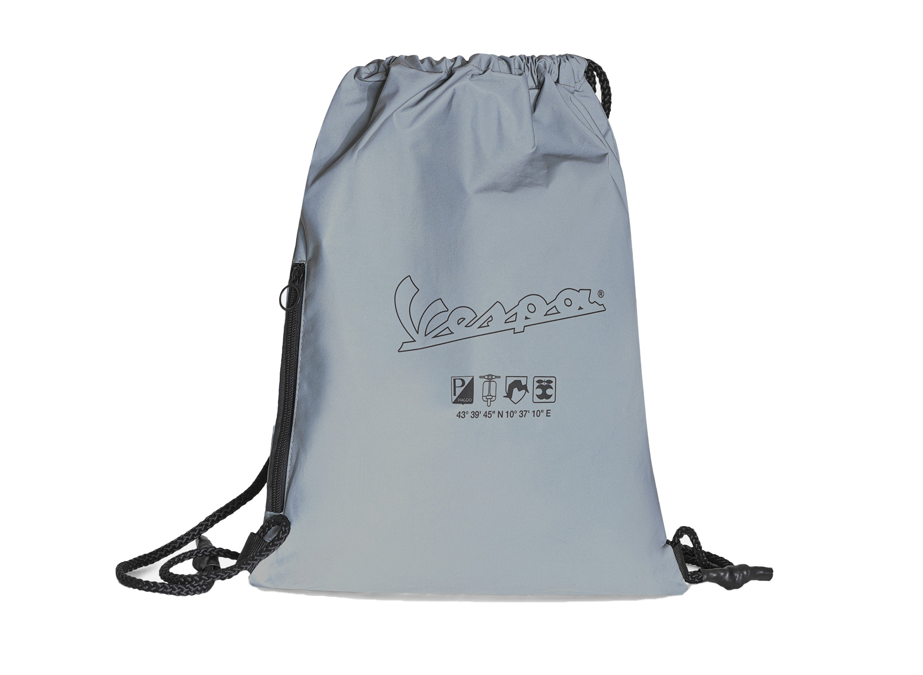 Borsa da palestra/zaino Vespa Blade grigio, collezione DEC