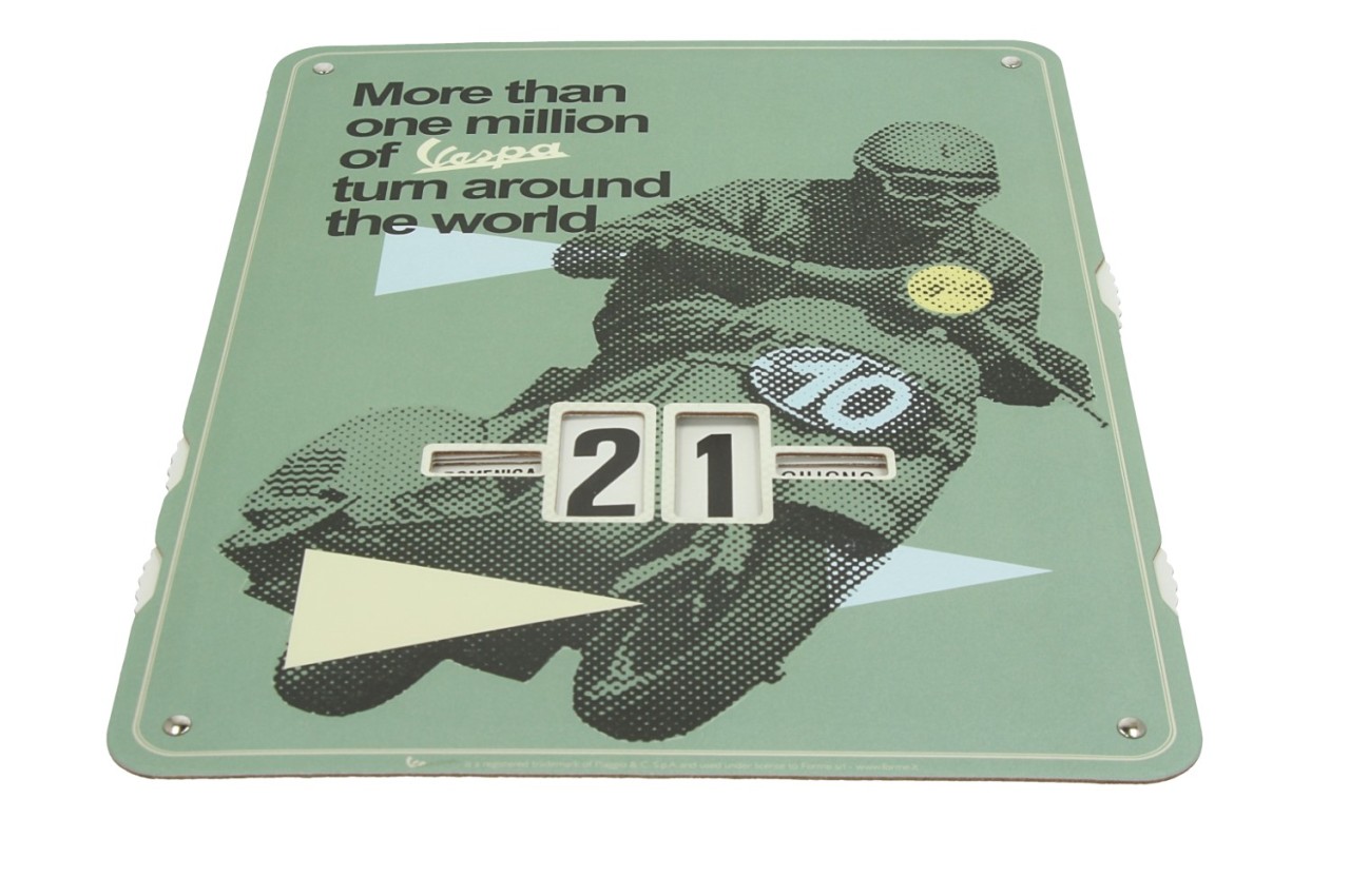 Calendario infinito della Vespa