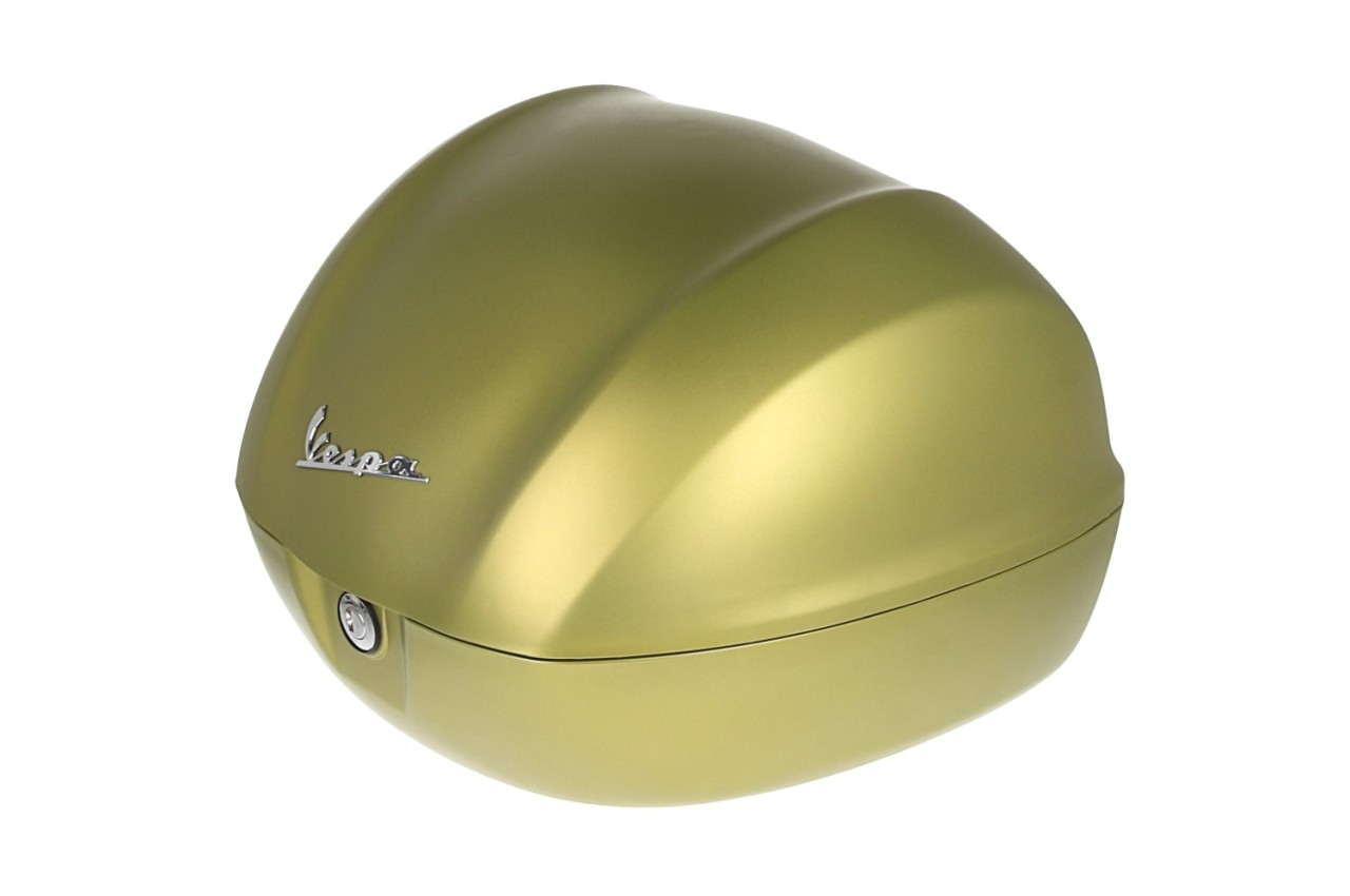 Baule posteriore Vespa 32 L verde opaco V03 senza schienale