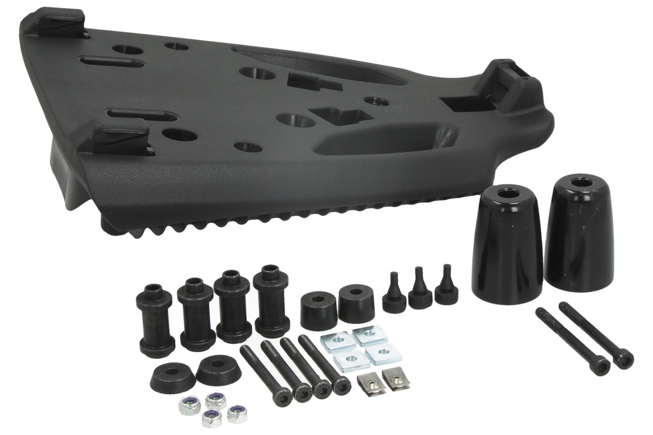 Kit bauletto Keyless 52L (incl. piastra di montaggio) per Beverly HPE Original Piaggio