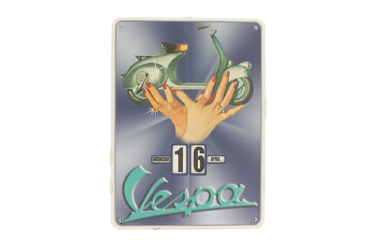 Calendario infinito della Vespa