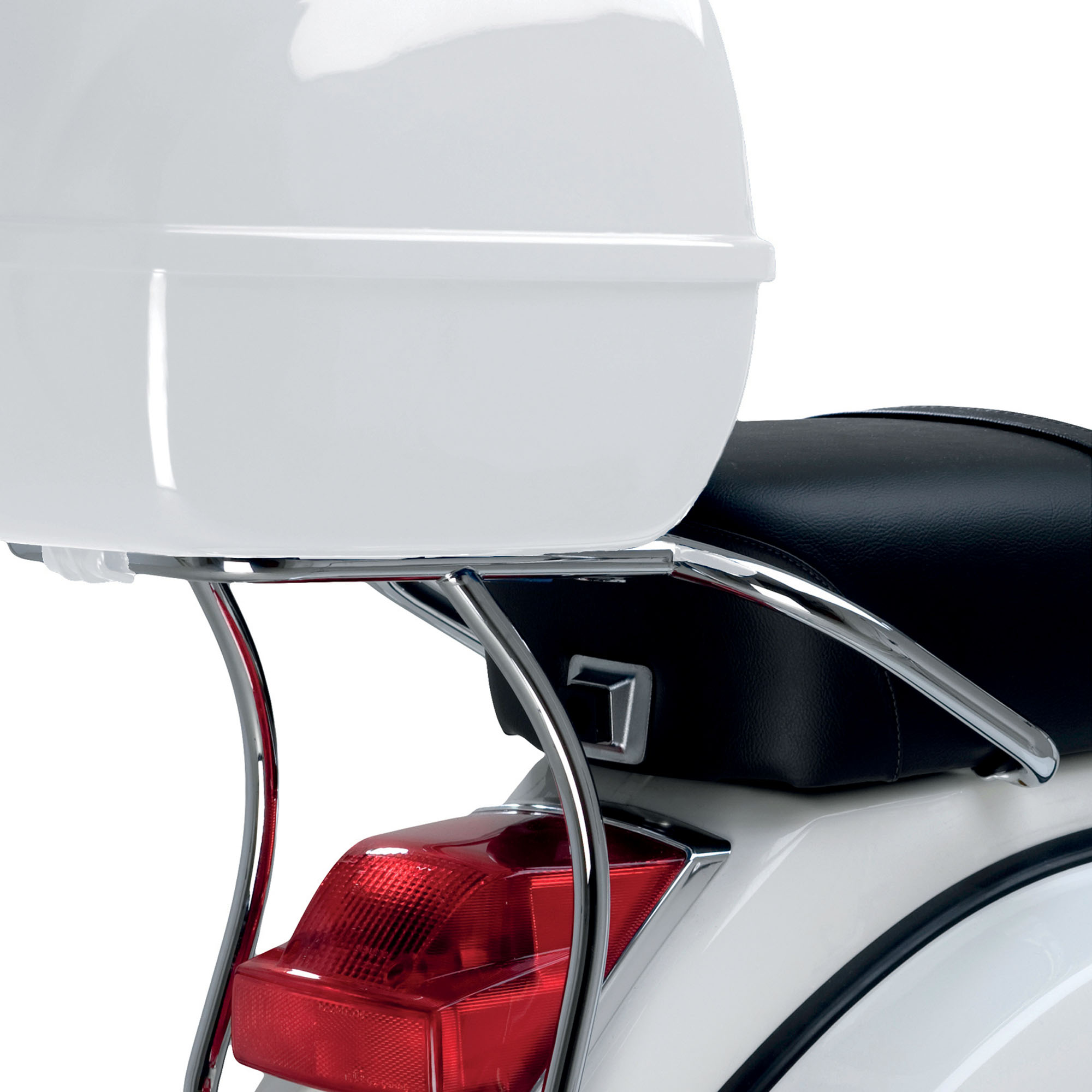 Portapacchi posteriore cromato originale per Vespa PX