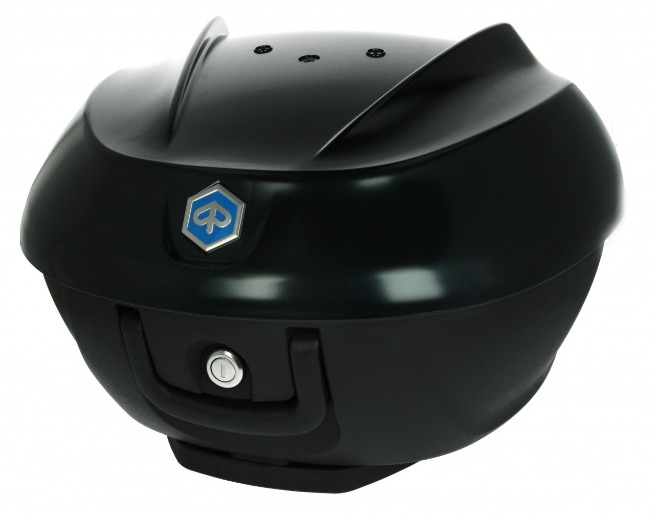 Kit bauletto 36 l. nero opaco metallizzato N12 Originale Piaggio per Beverly HPE (incl. piastra di montaggio)
