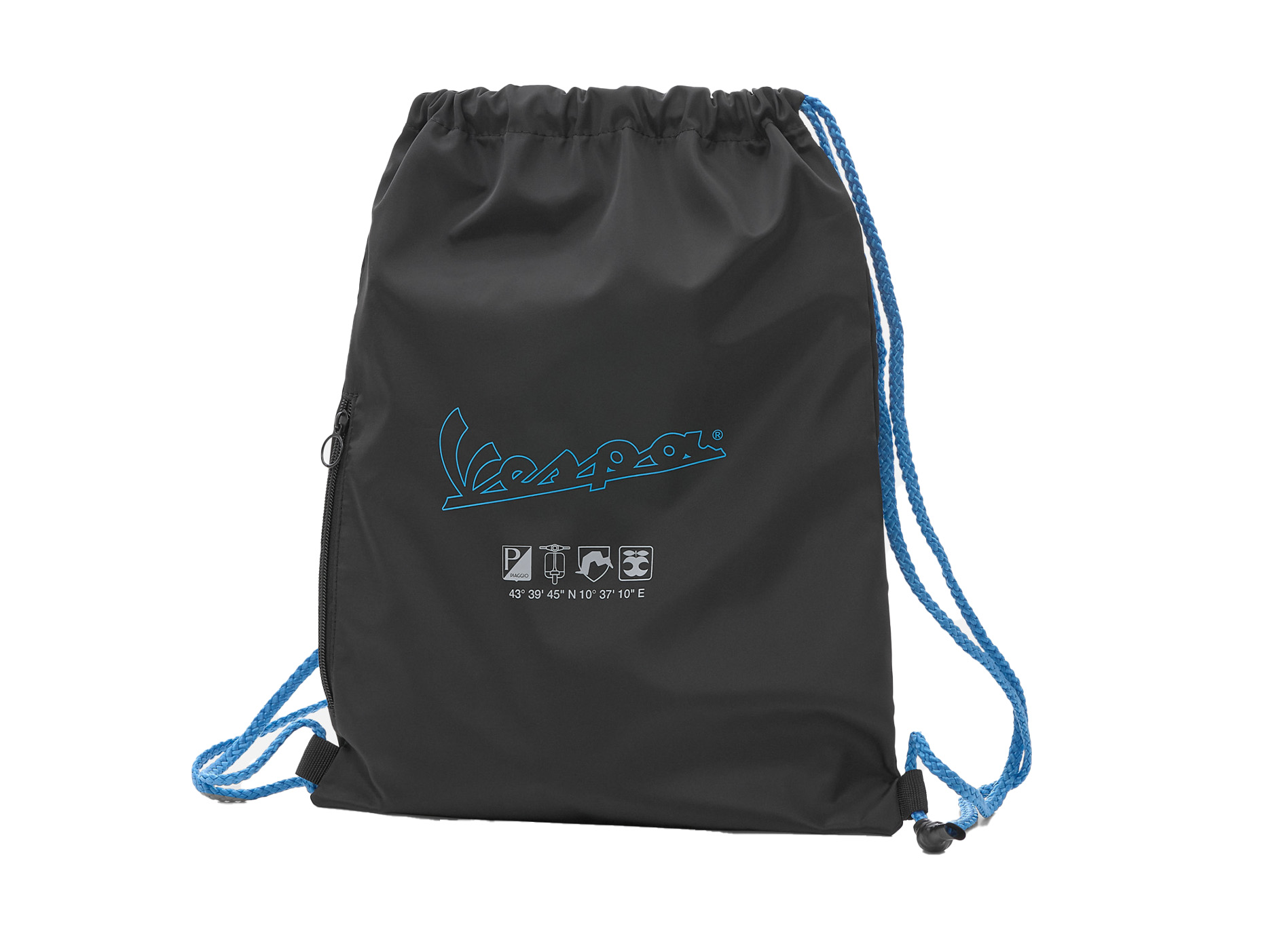 Borsa da palestra Vespa/zaino nero blu collezione DEC