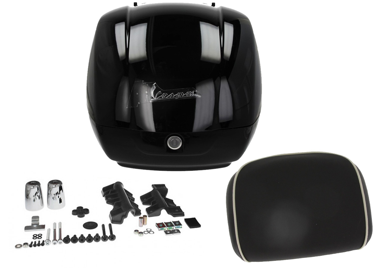 Bauletto originale per Vespa GTS Super - nero lucido 094 2022-