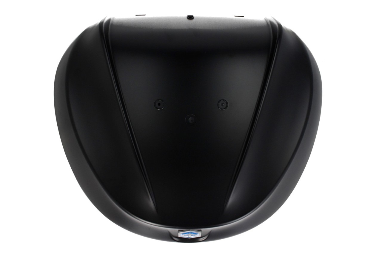 Kit bauletto 36 l. Nero Meteora 93/B Originale Piaggio per Beverly HPE (incl. piastra di montaggio)