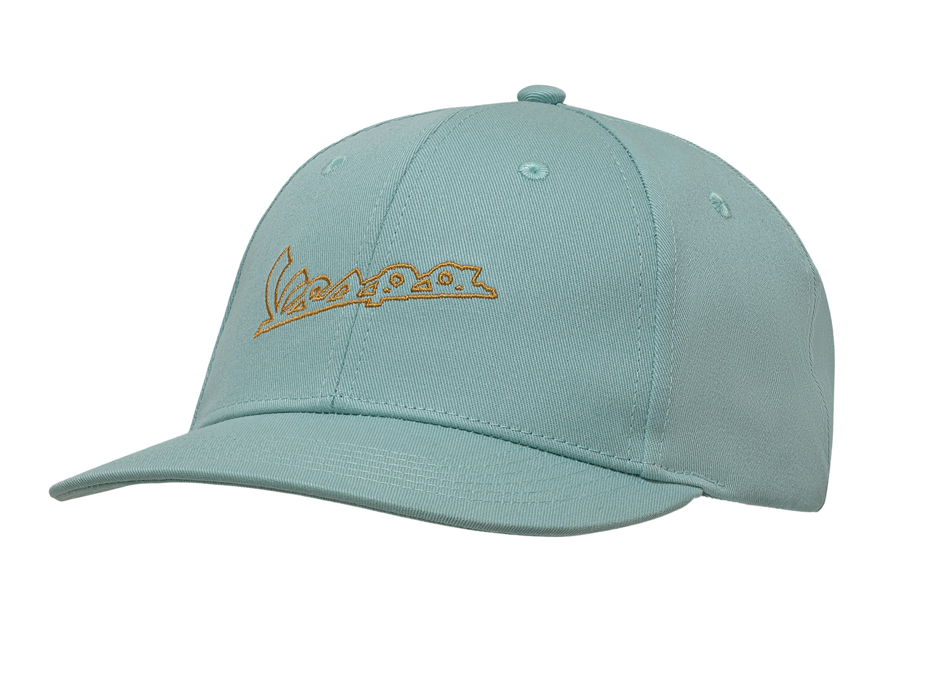 Cappellino da baseball Vespa Origin verde, collezione DEC