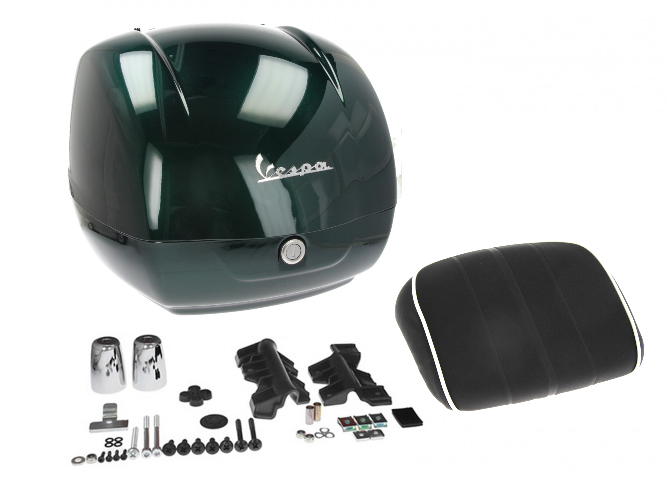 Bauletto per Vespa GTS Racing Sixties - verde, verde metallizzato 349/A, 37 l