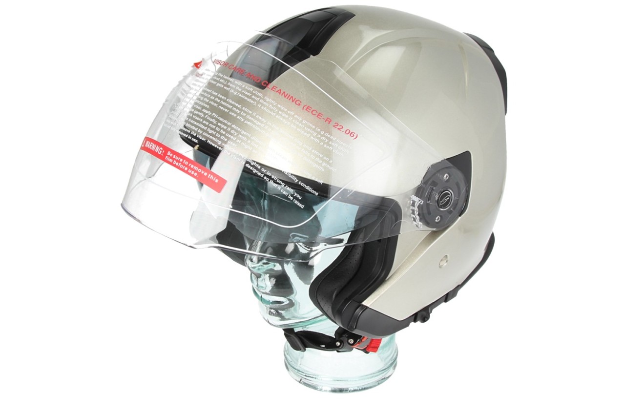 Casco integrale Piaggio Jet PFJ grigio lucido