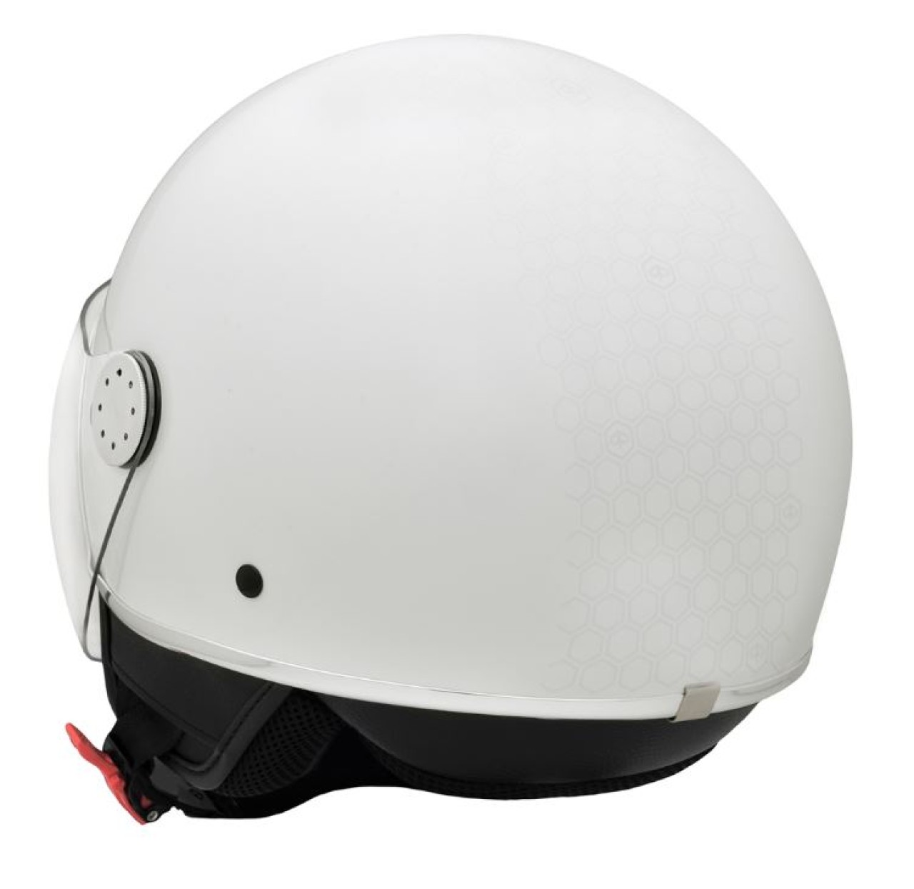 Casco jet Piaggio Demi Jet Mirror bianco opaco