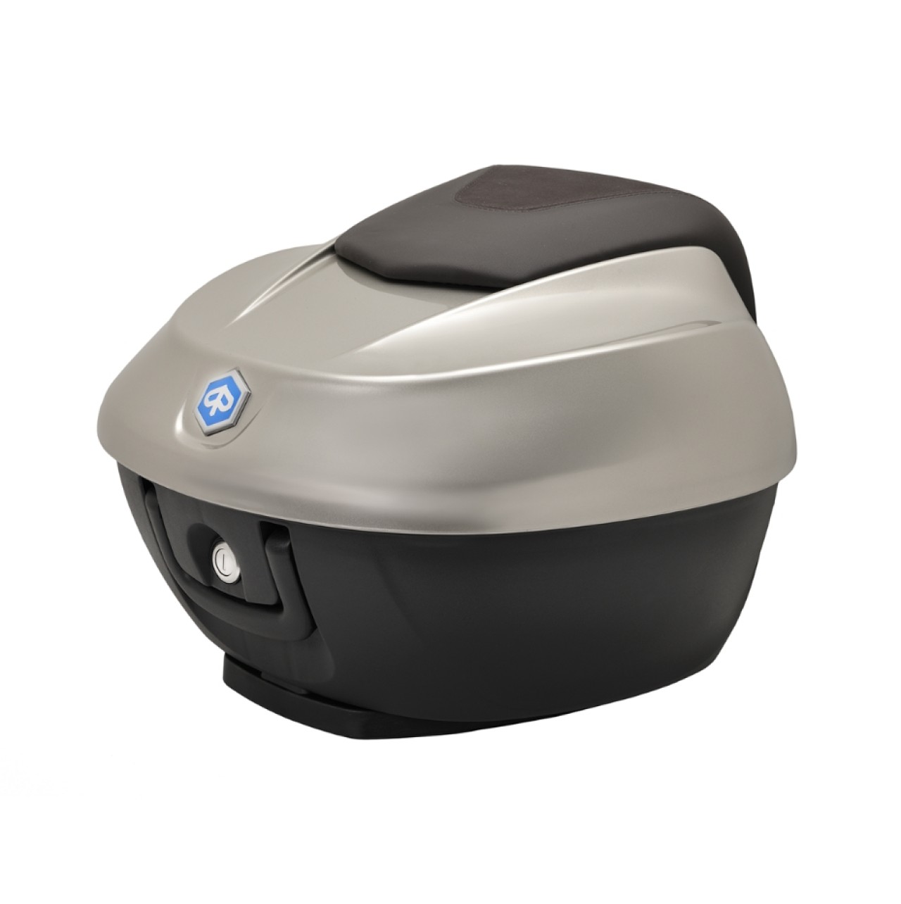 Kit bauletto 36 l. Grey Cloud G04 Originale Piaggio per Beverly HPE (incl. piastra di montaggio)