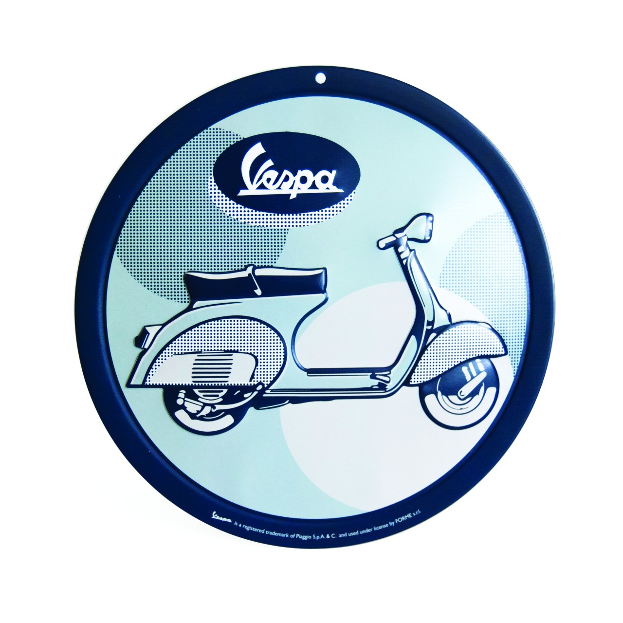 Insegna in metallo Vespa