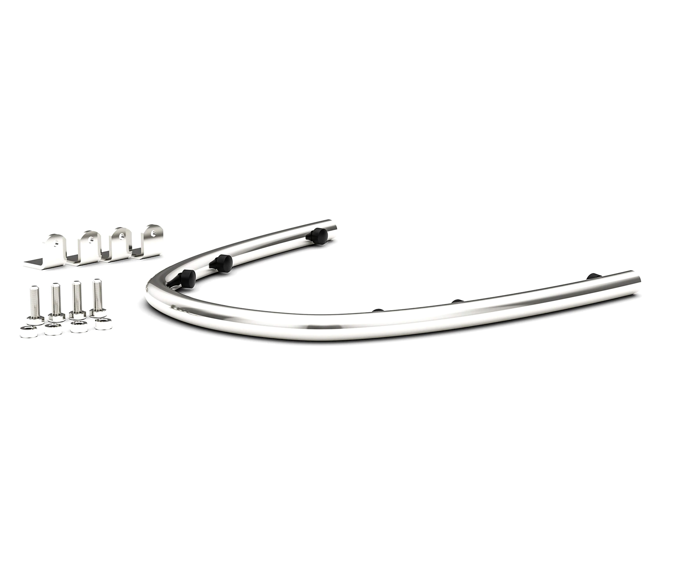 Paramotore posteriore cromato per Vespa GTS, GTV, GTS Super