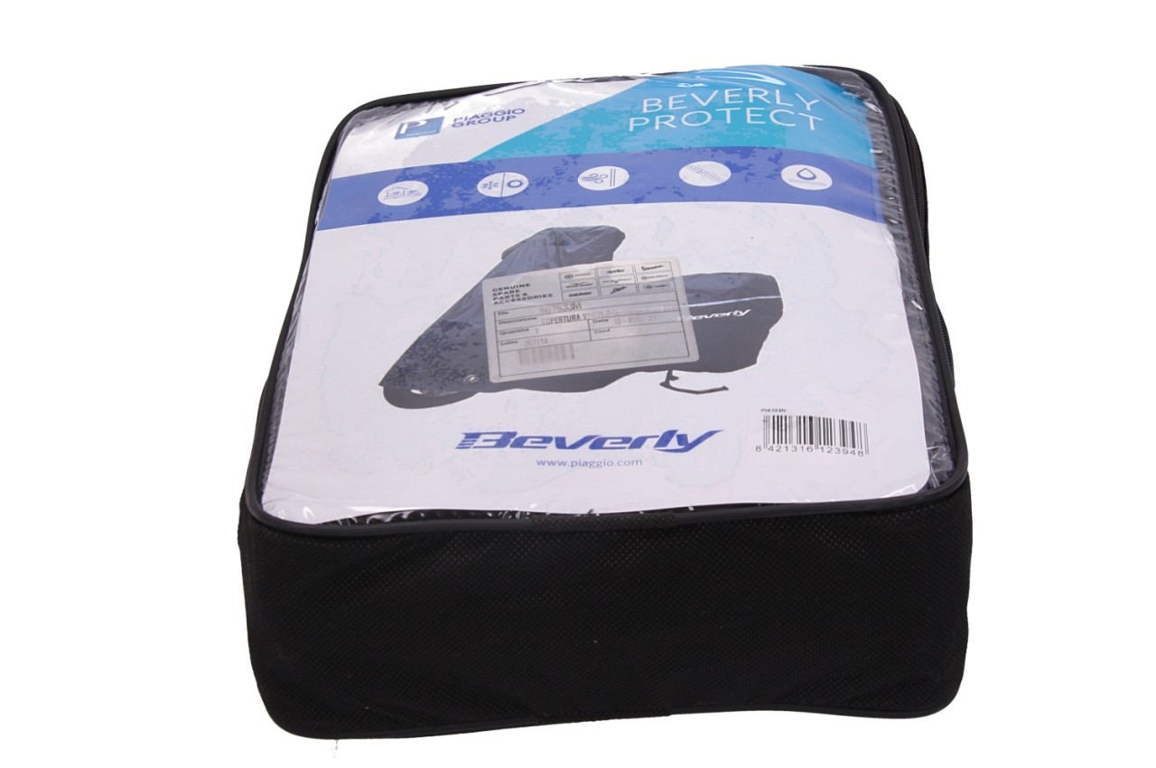 Garage pieghevole da esterno nero per Piaggio Beverly HPE 300 / 310 / 400